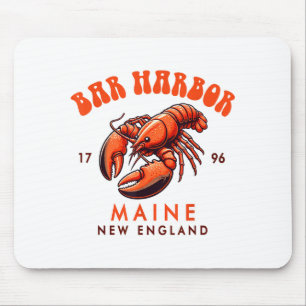 Bar Harbor Maine New England Travel Funny Bar Harb Mouse Pad