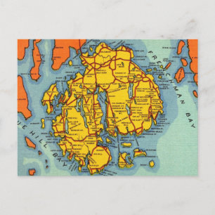 Bar Harbour - Acadia Park Postcard