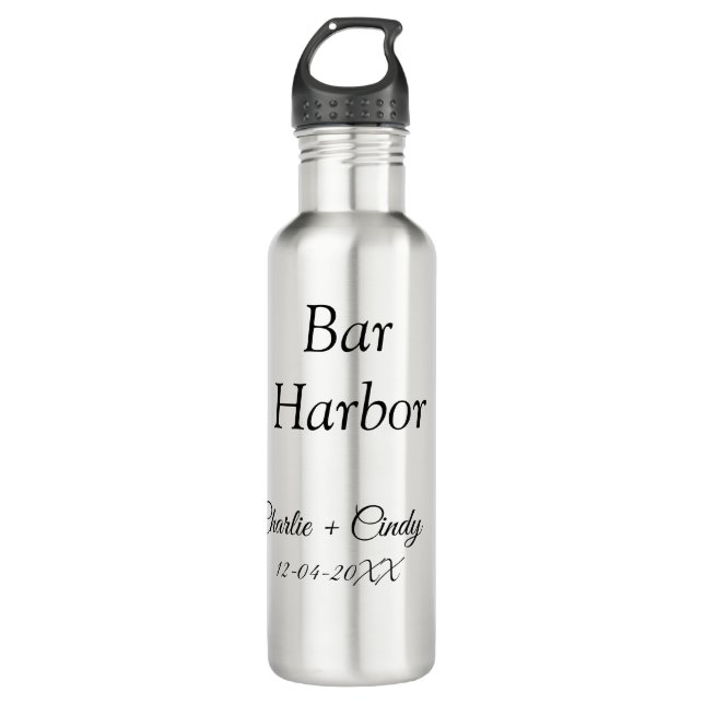 Bar Harbour bachelorette party bridesmaid wedding  710 Ml Water Bottle (Front)