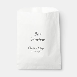 Bar Harbour bachelorette party bridesmaid wedding  Favour Bag