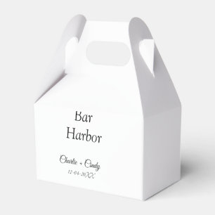 Bar Harbour bachelorette party bridesmaid wedding  Favour Box