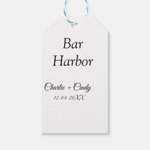 Bar Harbour bachelorette party bridesmaid wedding  Gift Tags