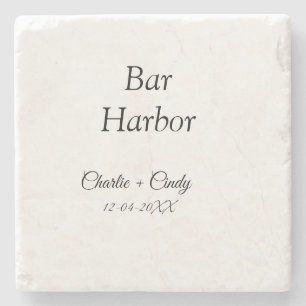 Bar Harbour bachelorette party bridesmaid wedding  Stone Coaster