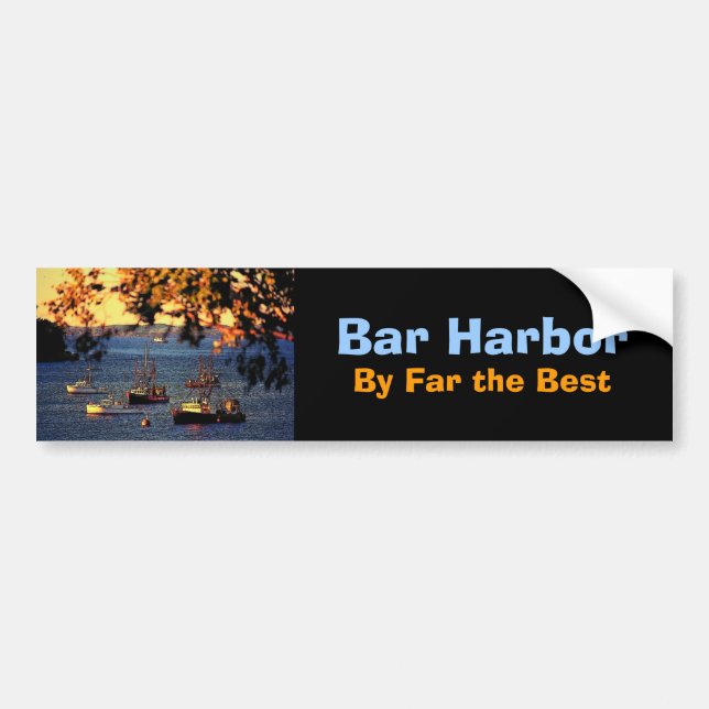 Bar Harbour Bumper Sticker (Front)