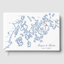 Bar Harbour Guest Book - Penobscot Bay Maine Map