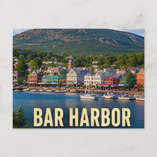 Bar Harbour Maine Acadia Travel Gift Postcard