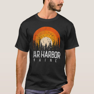 Bar Harbour Maine ME Retro Vintage 70s 80s 90s T-Shirt