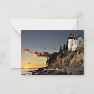 Bar Harbour, Maine scenic photograph Card