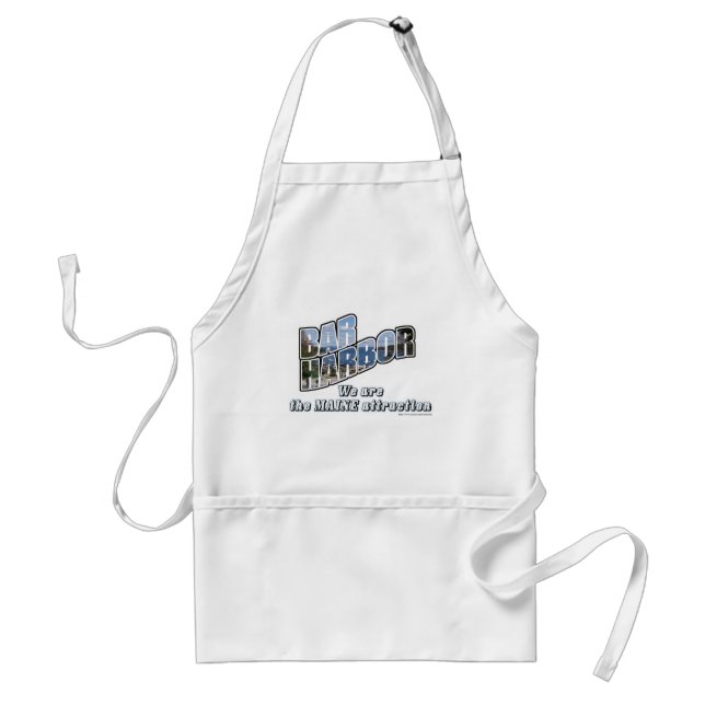 Bar Harbour Maine Tourist Design Fun Art Standard Apron (Front)
