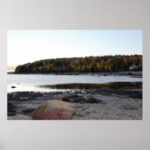 Bar Harbour Maine Waterscape Poster