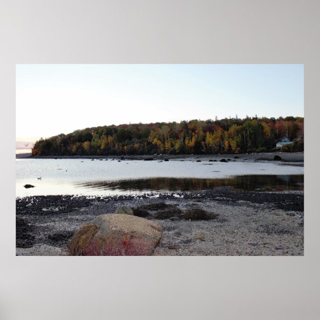 Bar Harbour Maine Waterscape Poster (Front)
