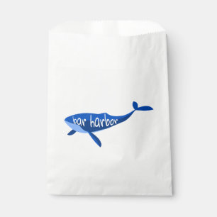 Bar Harbour Maine Whale Favour Bag