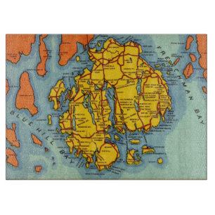 Bar Harbour - Mt Desert Island  Cutting Board