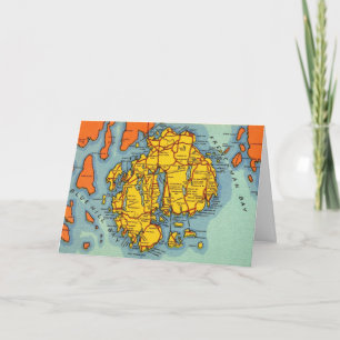 Bar Harbour - Mt Desert Island Holiday Card