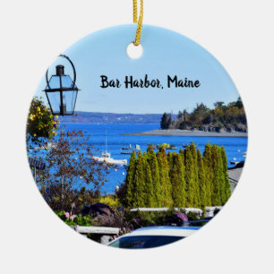 Bar Harbour Round Ornament