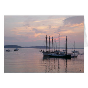Bar Harbour Ships at Sunrise II
