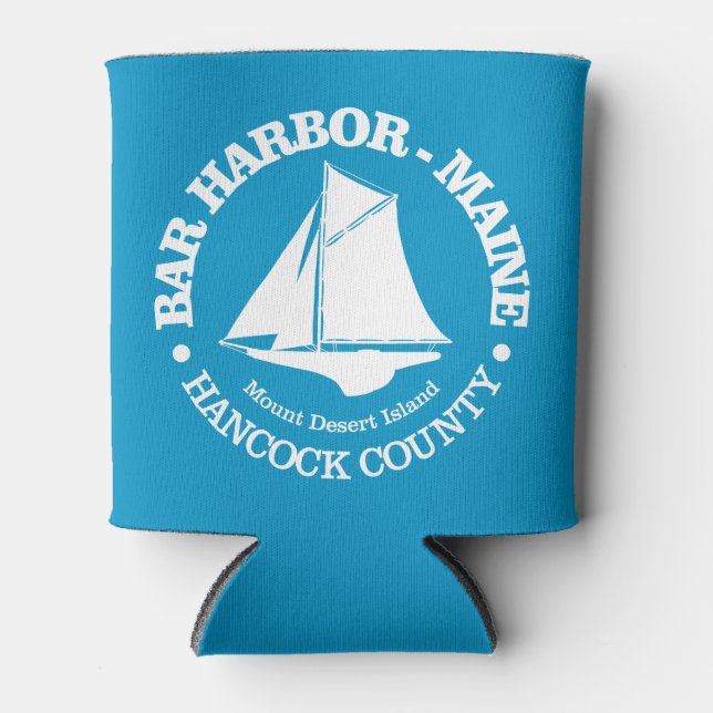 Bar Harbour (sloop) Can Cooler (Front)