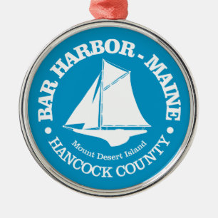Bar Harbour (sloop) Metal Ornament