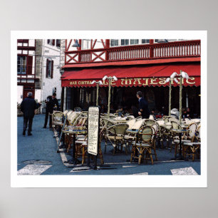 bar Le Majestic, mid winter Poster