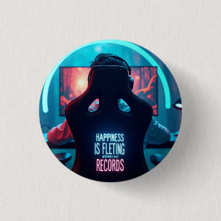 Bar Mat: Winning has Records 3 Cm Round Badge