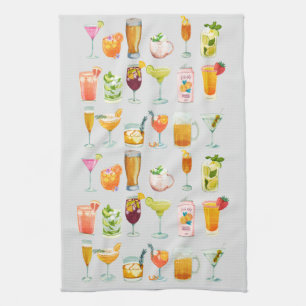 Bar Menu - Happy Hour Bar Tenders  Tea Towel