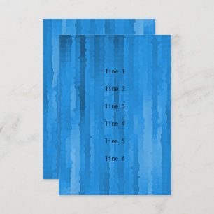 Bar Mitzvah Blue Techno Streaks Card