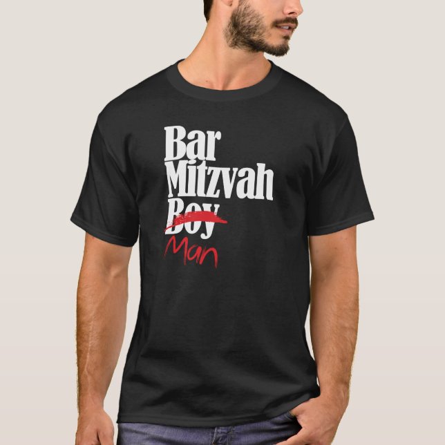 Bar Mitzvah Boy (Man) shirt (Front)