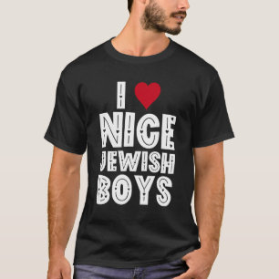 Bar Mitzvah Decorations Judaism I Love Nice Jewish T-Shirt