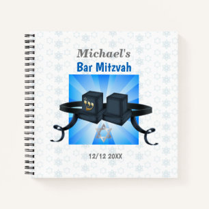 Bar Mitzvah, gratitude to your guests with this Notebook