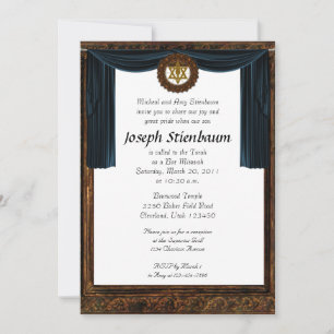 Bar Mitzvah Invitation