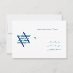 Bar Mitzvah Invitation   Response Card