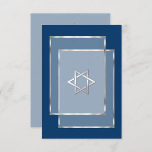 Bar Mitzvah Invitation Response Card Any Colour