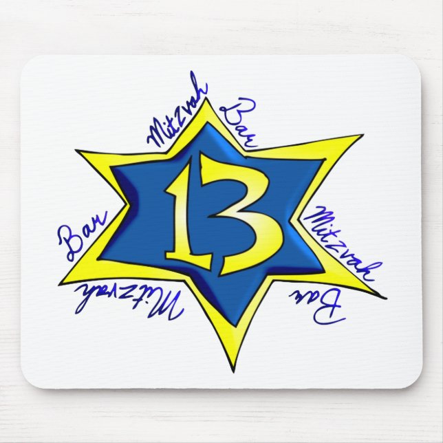 Bar MItzvah Mouse Pad (Front)