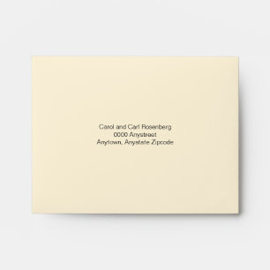 Bar Mitzvah Movie Star Reply Envelope