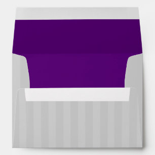 Bar Mitzvah Purple and Black Soccer Ball Envelope