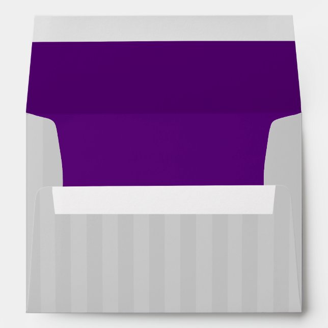 Bar Mitzvah Purple and Black Soccer Ball Envelope (Back (Bottom))