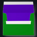 Bar Mitzvah Purple and Green on Any Colour Envelopes<br><div class="desc">Bar Mitzvah and Bat Mitzvah invitation sets designed by Umua. Printed and shipped by Zazzle or its partners.</div>