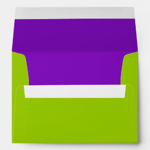 Bar Mitzvah Purple and Turquoise on Any Colour Envelopes