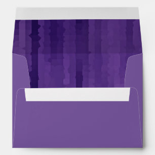 Bar Mitzvah Purple Techno Streaks Envelope