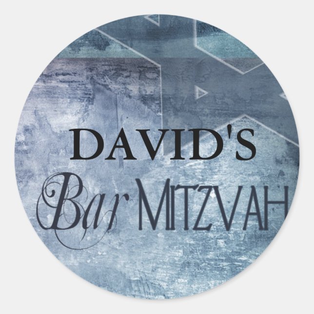 Bar Mitzvah Stickers (Front)