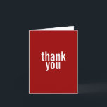 Bar Mitzvah Thank You Cards {Red}<br><div class="desc"></div>