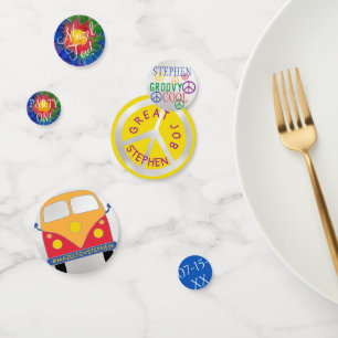 Bar or Bat Mitzvah Confetti 1960's Style