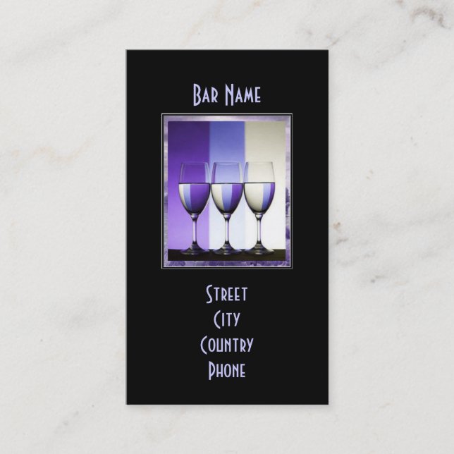 Bar Pub Business Card (Front)