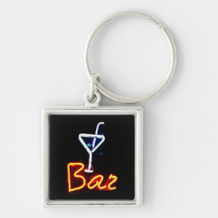Bar Sign Key Ring
