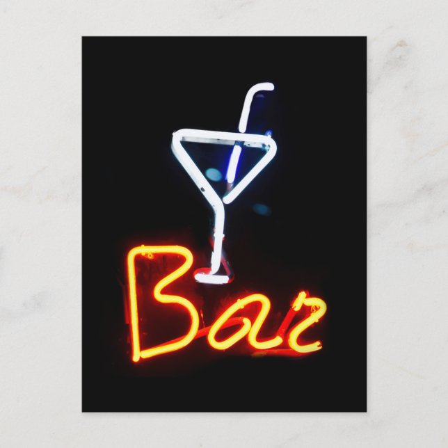 Bar Sign Postcard (Front)