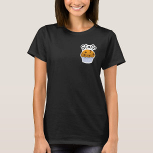 Bar Staff Muffin for coffee and bakery house black T-Shirt