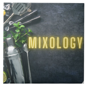 Bar Tools Mixology Ceramic Tile