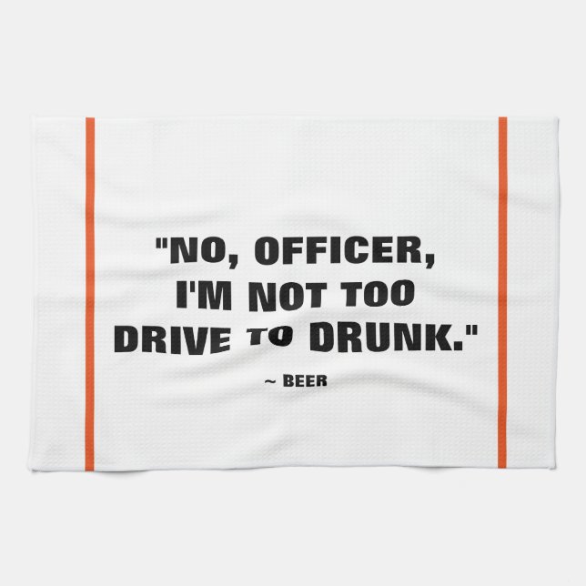 Bar Towel - Beer (Horizontal)