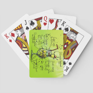 Bar Tropical Cocktail Recipe Playing Cards