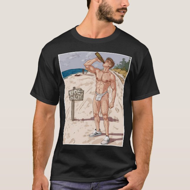 Bara Beach Hunk 2 T-Shirt (Front)